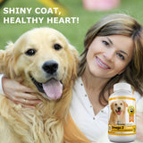 Amazing Omega for Dogs - Dog Fish Oil Pet Antioxidant for Shiny Coat, Joint and Brain Health - 120 Chews